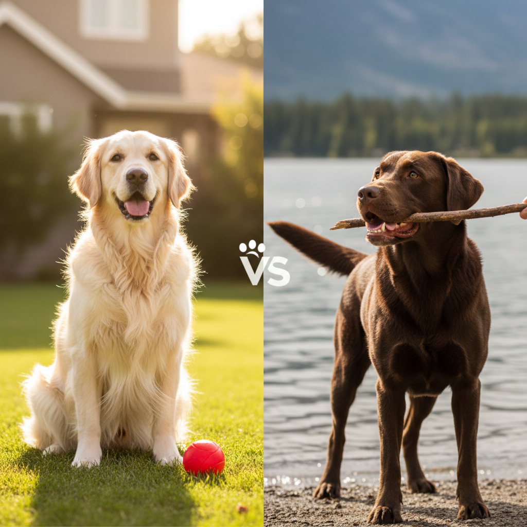 Golden Retriever vs. Labrador Retriever: Choosing the Perfect Family Companion
