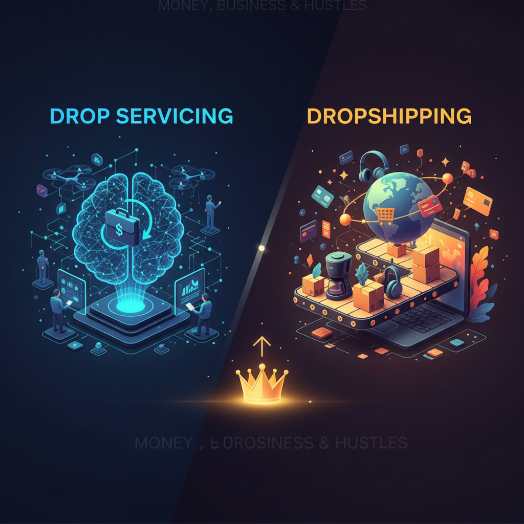 Drop Servicing vs. Dropshipping: Which Digital Side Hustle Reigns Supreme?