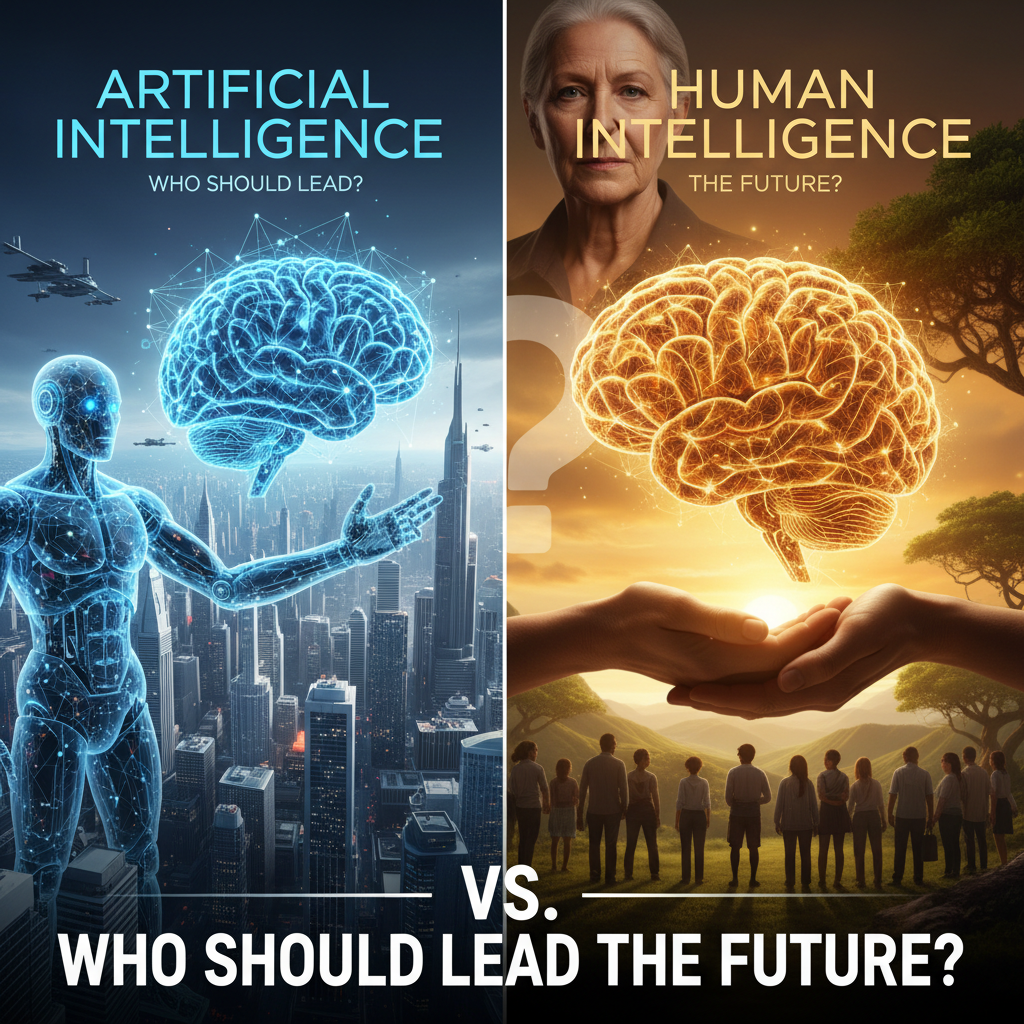 Artificial Intelligence vs Human Intelligence — Who Should Lead the Future?