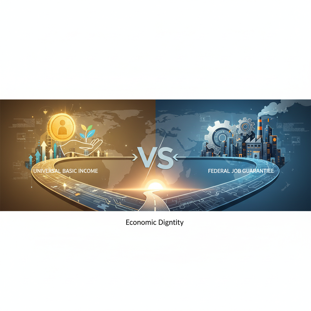 Universal Basic Income vs. Federal Job Guarantee: Two Paths to Economic Dignity